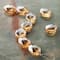 12 Packs: 9 ct. (108 total) Amber Oval Glass Beads, 18mm by Bead Landing™